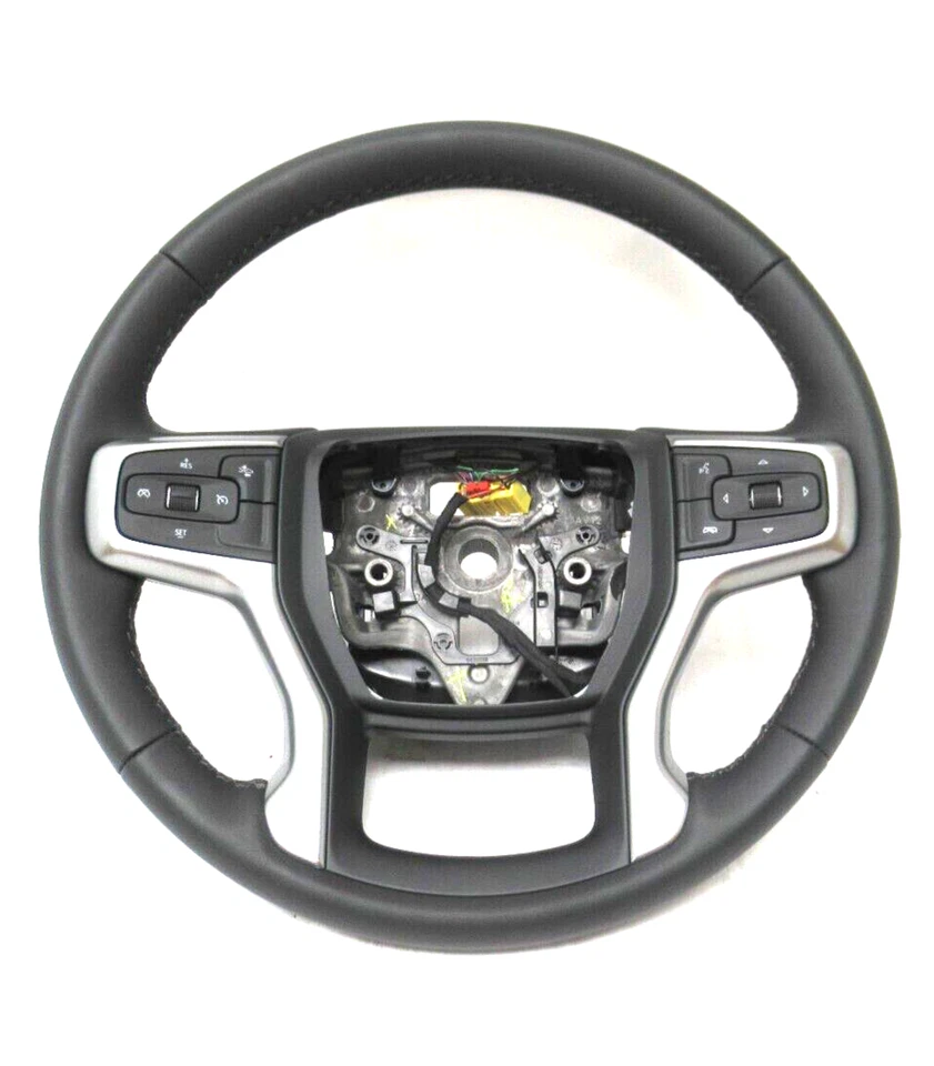 85551786 New OEM Steering Wheel Black 2021-23 Chevrolet Silverado Suburban Tahoe - Image 1 of 4