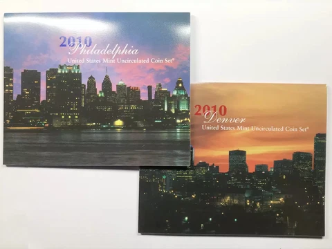 2010 US Mint Uncirculated Coin Set - P & D Cover