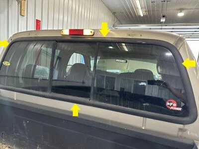 99-07 FORD F250 REAR BACK GLASS WINDOW ONLY PRIVACY TINT - Image 1 of 4