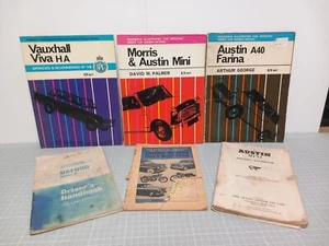 Vintage Automotive Drivers Vehicle Service Manuals Pearsons Austin Mini Vauxhall - Picture 1 of 14
