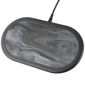 Nimble 15W Appollo Duo Wireless Fast Charge Pad - Gray/Black - Picture 1 of 1