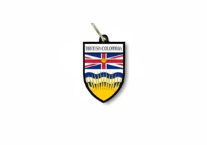 Schlüsselanhänger Schlüsselanhänger Ring Flagge Nationalschild Kanada British Columbia - Bild 1 von 1