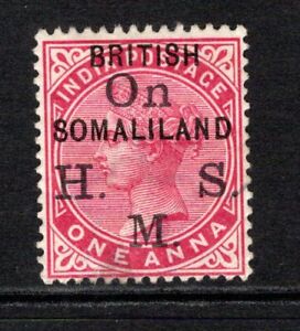 Somaliland Protectorate QV 1903 Official Stamp 1a. Carmine SGO2 M/Mint Cat £15