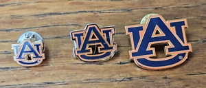 3 - Auburn Tigers Auburn University AU Logo Pins - Picture 1 of 2