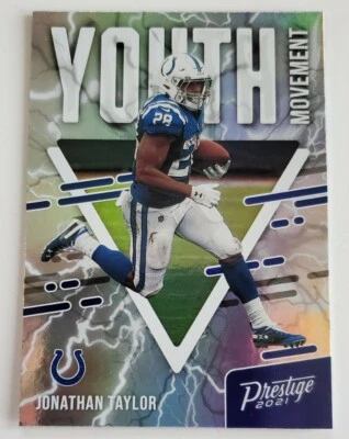 2021 Panini Prestige Youth Movement Jonathan Taylor Indianapolis Colts YM-4 - Image 1 of 2