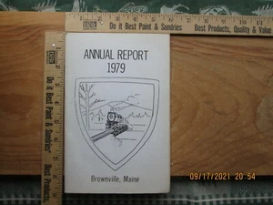 annual report brownville maine 1979 - Imagen 1 de 6
