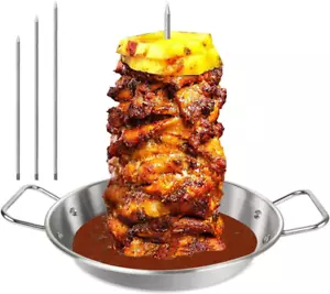 Vertical Skewer, Al Pastor Skewer for Grill Stainless Steel Brazilian Spit Stan - Picture 1 of 7