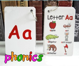 26Pcs/Set ABC English Alphabet 26 Letters Child Flash Cards Baby Learning Toys K - Picture 1 of 8
