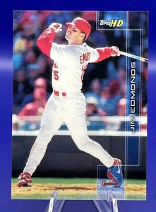 2001 Topps HD JIM EDMONDS #69 St. Louis Cardinals - Picture 1 of 2