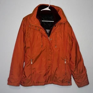 1 OF 1 Vintage BOGNER Ski Jacket Orange L Full Zip Winter Jacket | Goan Thylmann - Picture 1 of 10