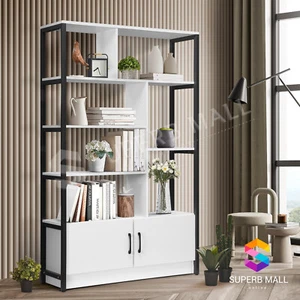 5 Tier Display Shelf Bookcase Cube Storage Cabinet Bookshelf Bookcase White - Picture 1 of 12