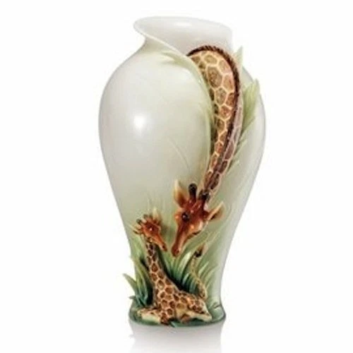 Franz Porcelain Endless Beauty Giraffe Vase - Image 1 of 1
