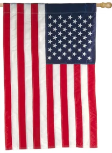 EVERGREEN APPLIQUE AMERICAN FLAG - Picture 1 of 1