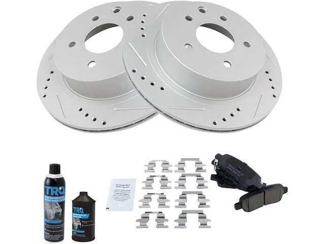 Rear Brake Pad and Rotor Kit For 2003-2005 Infiniti G35 X 2004 DZ258KX - Image 1 of 1