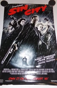SIN CITY BRUCE WILLIS UN FOGLIO FILM VIDEO NEGOZIO POSTER PROMOZIONALE - Foto 1 di 7