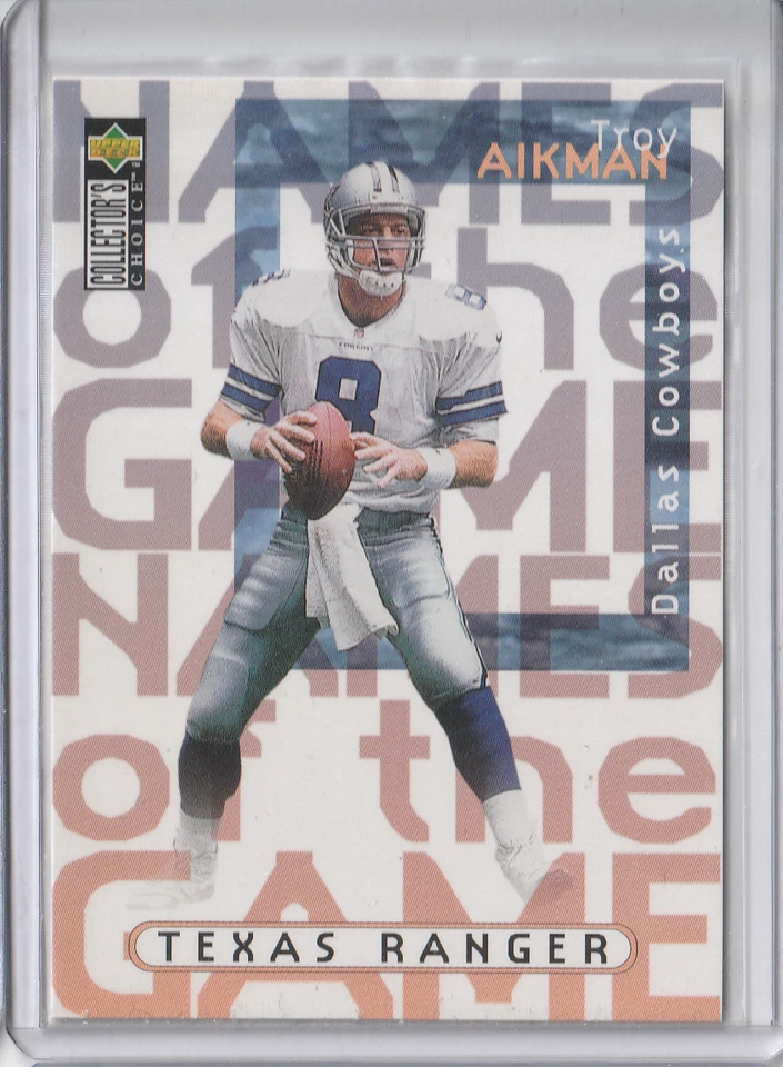 1997 Upper Deck Collector's Choice #60 Troy Aikman Dallas Cowboys - Image 1 of 1