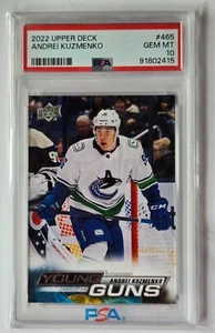 2022-23 Upper Deck Young Gun  #465 Andrei Kuzmenko Graded PSA 10!! - Bild 1 von 1