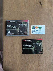 Nokia N-Gage - Boîte + Notice Splinter Celle Team Stealth Action - Sans Jeu - Bild 1 von 6
