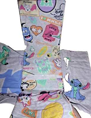 Disney STITCH MICKEY MOUSE 100 años aniversario tamaño ÚNICO juego funda nórdica NUEVO Foto 1 de 4