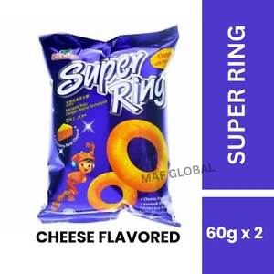 Malaysias orientalische Super Ring Snacks mit Käsegeschmack (60 g x 2 Packungen) - Bild 1 von 6