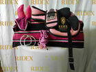 Pink Synthetic Treeless Freemax Horse Tack Saddle + 4 Gift All Size.