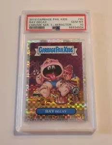 GARBAGE PAIL KIDS CHROME SERIES 1 XFRACTOR RAY DECAY #2B PSA 10 GEM MINT - Picture 1 of 1