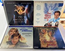 Laser Disc Lot Of 4 Micheal Douglas Geena Davis Robert Redford Michelle Pfeiffer
