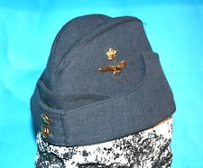 ROYAL AIR FORCE STYLE RED LINED SIDE - FORAGE CAP WITH BADGE.
