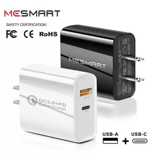 For iPhone 15 14 13 12 11 20W Fast Charger Block USB Type C Wall Power Adapter - Picture 1 of 19