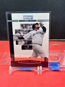 2009 Topps Unique Insert Unique Uniforms #UU07 Prince Fielder Milwaukee Brewers - Picture 1 of 1
