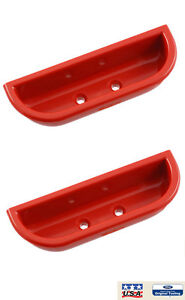 Red Door Handle Finger Cup Set fits 1973-79 Ford Truck F100 F250 & 78-79 Bronco