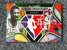 2021-22 Panini Spectra 75th Anniversary Diamond Bill Russell SSP Case Hit