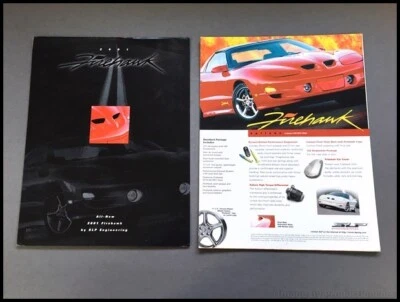 2001 Pontiac Firebird SLP Engineering Firehawk 1-page Sales Brochure Card - Imagem 1 de 3