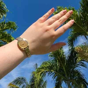 Eterna matic Watch sahida Brown Dial Womens Automatic Wristwatch 1960s Vintage - Picture 1 of 12