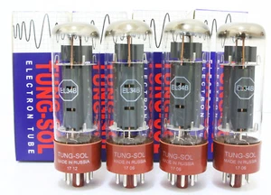 (Sweet Sound edition Ⅱ) (4pcs) Match Quad TUNG-SOL EL34 B tubes 6CA7 - Picture 1 of 3