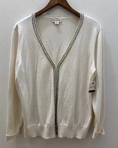 St. Johns Bay Pullover Strickjacke Elfenbein Damen Größe X-Large - Bild 1 von 10