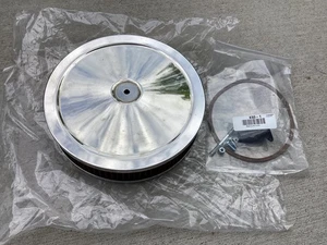 Spectre Performance 9x2 Air Cleaner Assembly Red Filter Like New With Hardware - Picture 1 of 2