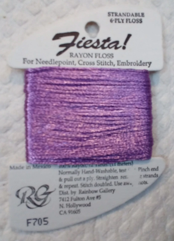 Rainbow Gallery threads - Fiesta! - Rayon floss - Image 1 of 4