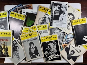 PLAYBILL: Lot of 30 Broadway Playbills + 6 Misc Programs SOME RARE COLLECTIBLES - Picture 1 of 7