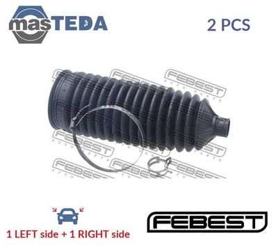 NRKB-J10 BELLOWS STEERING RACK BOOT PAIR SET FEBEST 2PCS FOR NISSAN X-TRAIL - Image 1 of 4