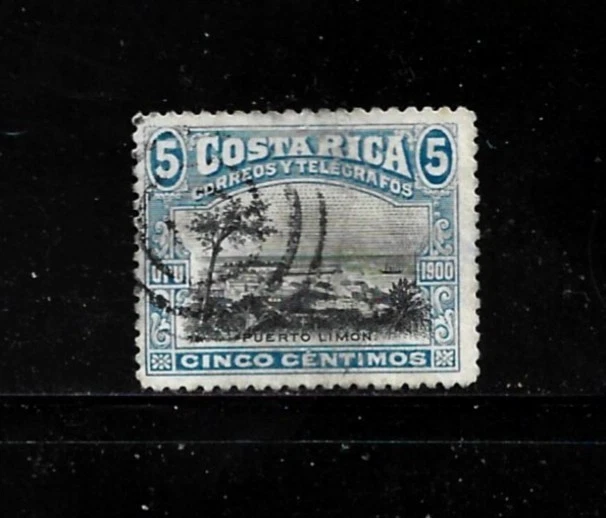 Sello de Costa Rica Scott # 47-5c-usado/VLH-NG-1901 Foto 1 de 1