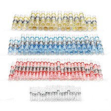 100Pz Connettori Termoretraibili Saldanti Preciva Guaine Termorestringenti Kit