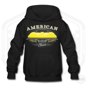 Children's 1967 Chevrolet Corvette American Muscle Car Hoodie - Picture 1 of 20