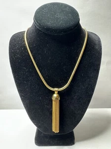 J Crew GoldTone lange Quaste Halskette Kette mit Quaste - Bild 1 von 10