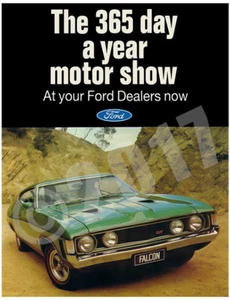 Ford XA GT Falcon Hardtop Car Advert Digitally Remastered from Unique Autoart - Picture 1 of 3