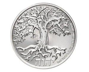 NIUE 2022 WAHRHEITSMÜNZE 1 OZ SILBERBAUM DES LEBENS MÜNZE 0,9999 FEIN SELTEN NEUWERTIG 150K NEUWERTIG - Bild 1 von 2