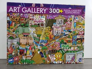 TGC TOYS Art Gallery 300 Piece Puzzle Sure Lox WELCOME TO FABULOUS LAS VEGAS NEW - Picture 1 of 8