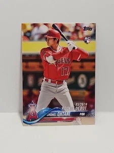 Shohei Ohtani RC 2018 Topps Update #US285 Rookie Debut - Picture 1 of 2