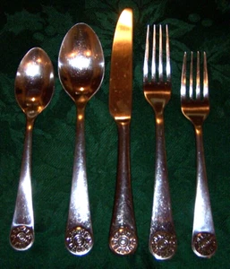 Hunters! 35pc Unique & Rare Hampton Silversmiths 12 Gauge Heavy Duty Flatware - Picture 1 of 3