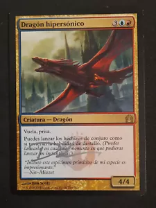 MTG SPANISH Hypersonic Dragon-Artist Signed (Dan Scott) - Return to Ravnica #170 - Picture 1 of 3